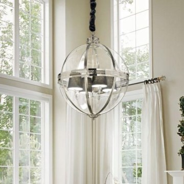 Ideal Lux - Підвісна люстра WORLD 4xE14/40W/230V