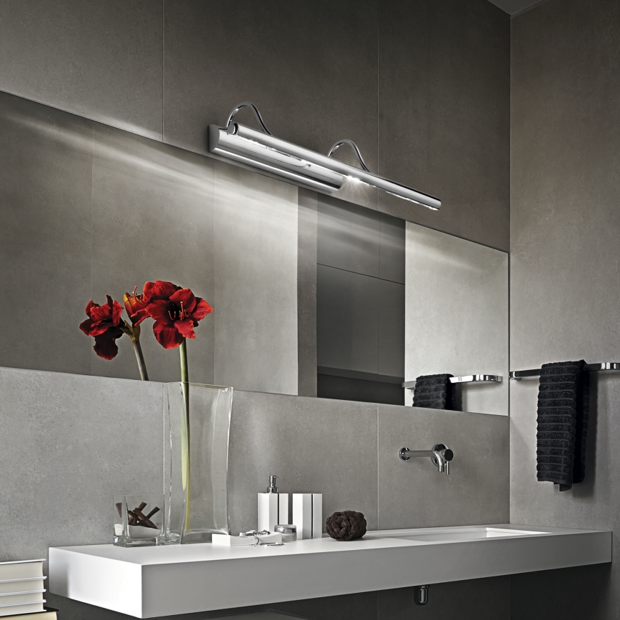 Ideal Lux - Подсветка для картин MIRROR 4xG9/28W/230V блестящий хром