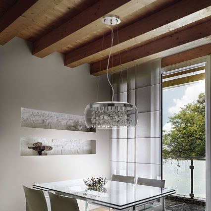 Ideal Lux - Подвесная люстра AUDI 5xG9/40W/230V дымчатый