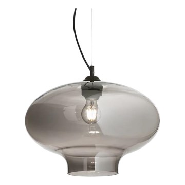 Ideal Lux - Подвесная люстра BISTRO 1xE27/60W/230V диаметр 40 см дымчатый