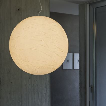 Ideal Lux - Подвесная люстра CARTA 1xE27/25W/230V диаметр 50 см белый