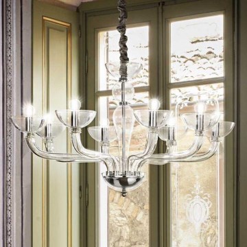 Ideal Lux - Подвесная люстра CASANOVA 8хE14/40W/230V