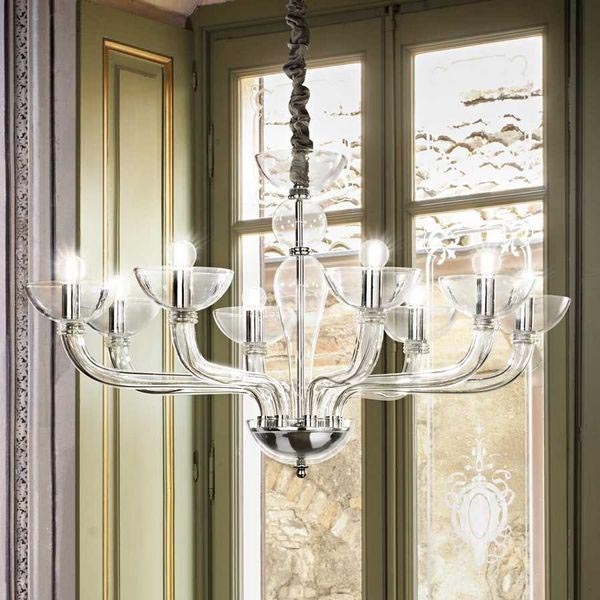 Ideal Lux - Подвесная люстра CASANOVA 8хE14/40W/230V