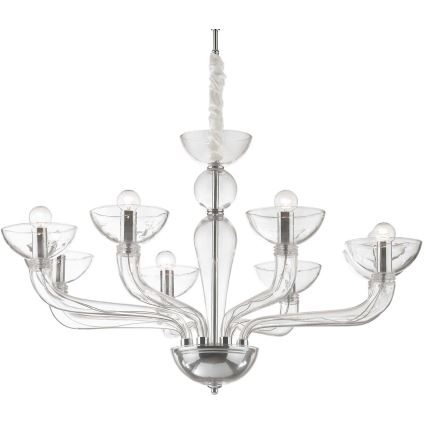 Ideal Lux - Подвесная люстра CASANOVA 8хE14/40W/230V