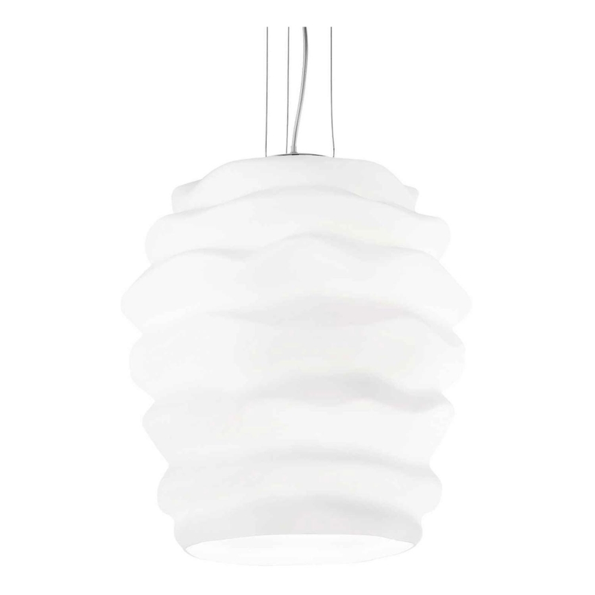 Ideal Lux - Подвесная люстра KARMA 1xE27/60W/230V диаметр 38 см белый
