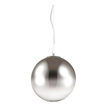 Ideal Lux - Подвесная люстра MAPA 1xE27/42W/230V диаметр 40 см серый/дымчатый