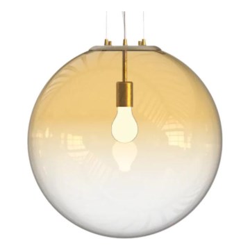 Ideal Lux - Подвесная люстра MAPA 1xE27/42W/230V диаметр 50 см золотистый/дымчатый