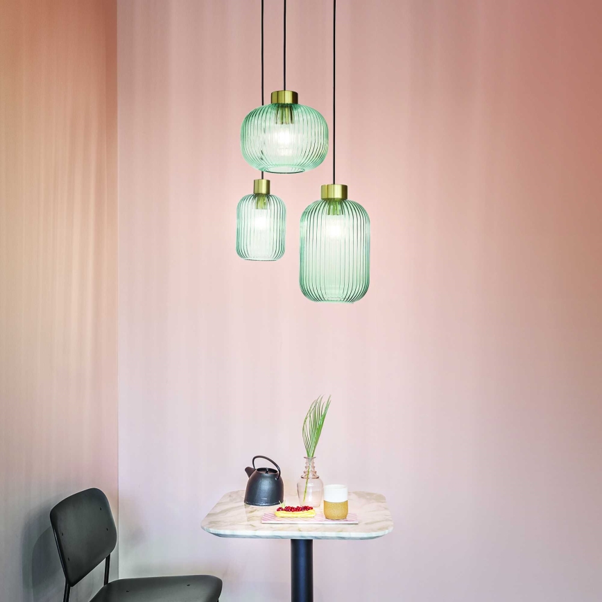 Ideal Lux - Подвесная люстра MINT 1xE27/60W/230V диаметр 24 см зеленый