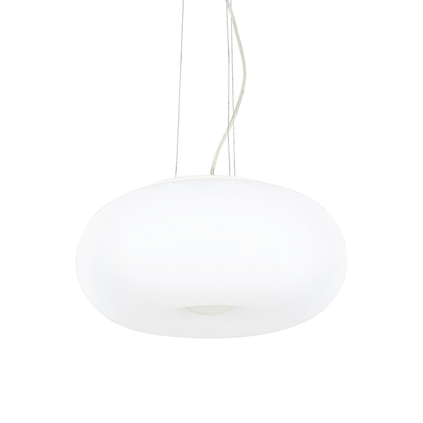 Ideal Lux - Подвесная люстра ULISSE на тросе 3xE27/60W/230V, диаметр 42 см, белая