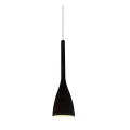 Ideal Lux - Подвесной светильник на тросе FLUT, 1xE14/40W/230V, диам. 10,5 см, чёрный
