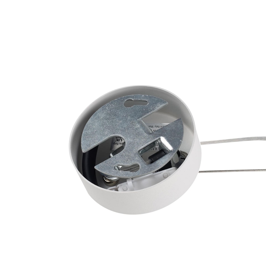 Ideal Lux - Подвесной светильник на тросе MAPA 1xE27/42W/230V, диаметр 40 см, белый