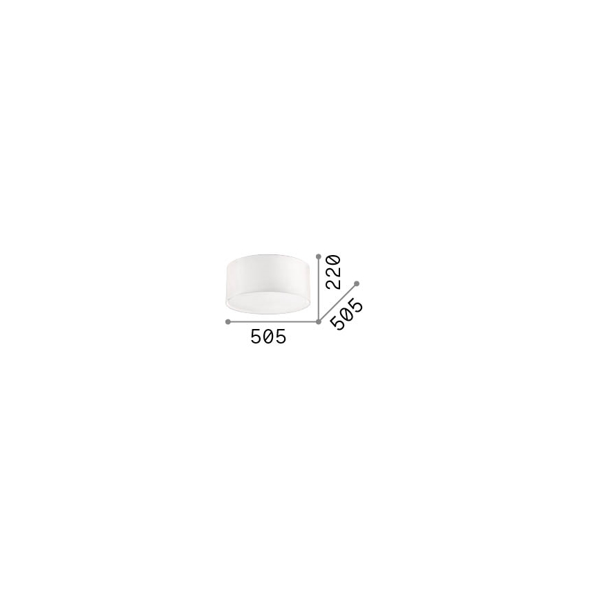 Ideal Lux - Потолочный светильник 3xE27/60W/230V