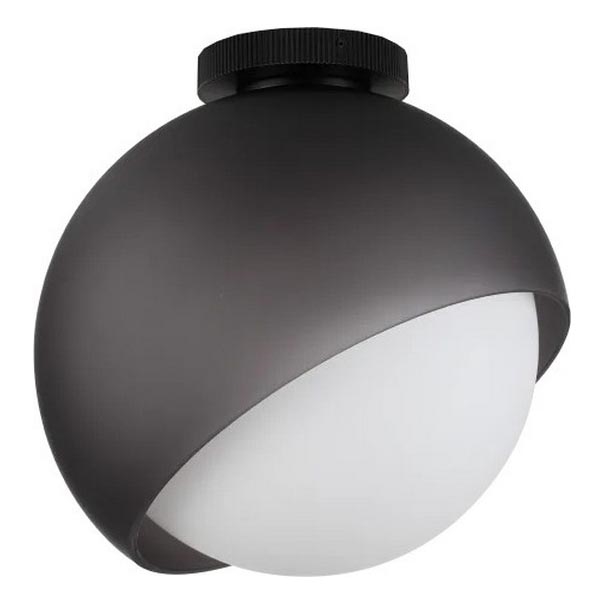 Ideal Lux - Потолочный светильник BLOOM 1xE27/42W/230V диам. 30 см черный