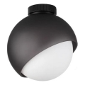 Ideal Lux - Потолочный светильник BLOOM 1xE27/42W/230V Ø 22 см, черный
