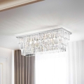 Ideal Lux - Потолочный светильник MARTINEZ 8xE14/40W/230V глянцевый хром
