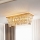 Ideal Lux - Потолочный светильник MARTINEZ 8xE14/40W/230V золотой