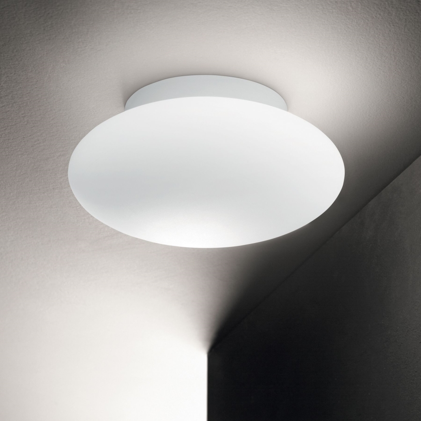 Ideal Lux - Потолочный светильник для ванной комнаты BUBBLE 1xE27/60W/230V диаметр 33,5 см IP44 белый