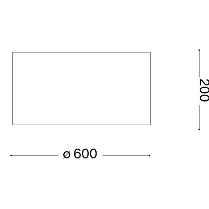 Ideal Lux - Потолочный светильник WOODY 5xE27/60W/230V диаметр 60 см бежевый