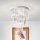 Ideal Lux - Припотолочная хрустальная люстра CARLTON 12xE14/40W/230V диаметр 50 cm блестящий хром