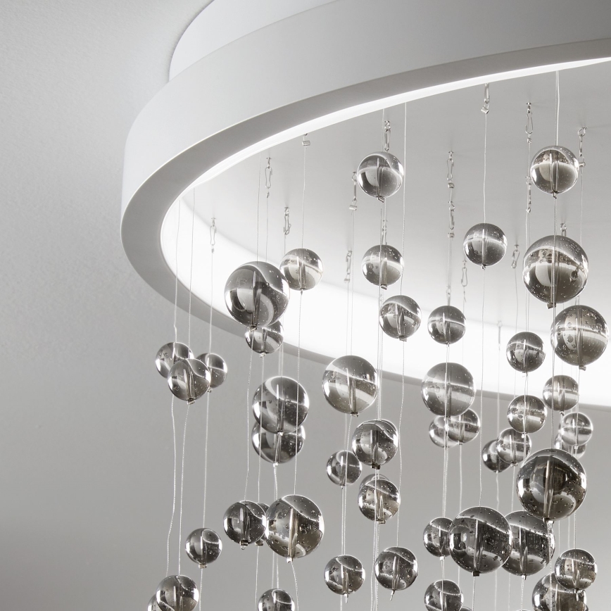 Ideal Lux - Пристельова LED люстра з регулюванням яскравості ARMONY LED/48W/230V CRI 90 діаметр 50 см білий