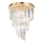 Ideal Lux - Пристельова кришталева люстра CARLTON 12xE14/40W/230V діаметр 50 см золотий