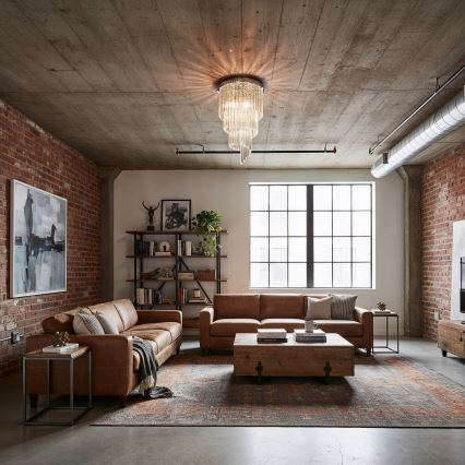 Ideal Lux - Пристельова кришталева люстра CARLTON 8xE14/40W/230V діаметр 40 см глянцевий хром