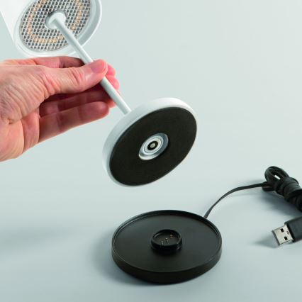 Ideal Lux - LED Сенсорна вулична настільна лампа з регулюванням яскравості CUTE LED/2,5W/3,7V USB 2200-2700K IP65 білий