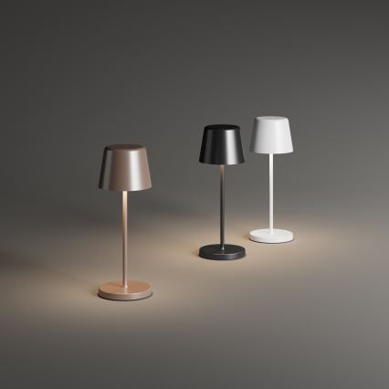 Ideal Lux - LED Сенсорна вулична настільна лампа з регулюванням яскравості CUTE LED/2,5W/3,7V USB 2200-2700K IP65 чорний