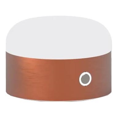 Ideal Lux - Сенсорна настільна LED лампа з регулюванням яскравості MIGNON LED/5W/5V діаметр 10 см CRI 90 мідь