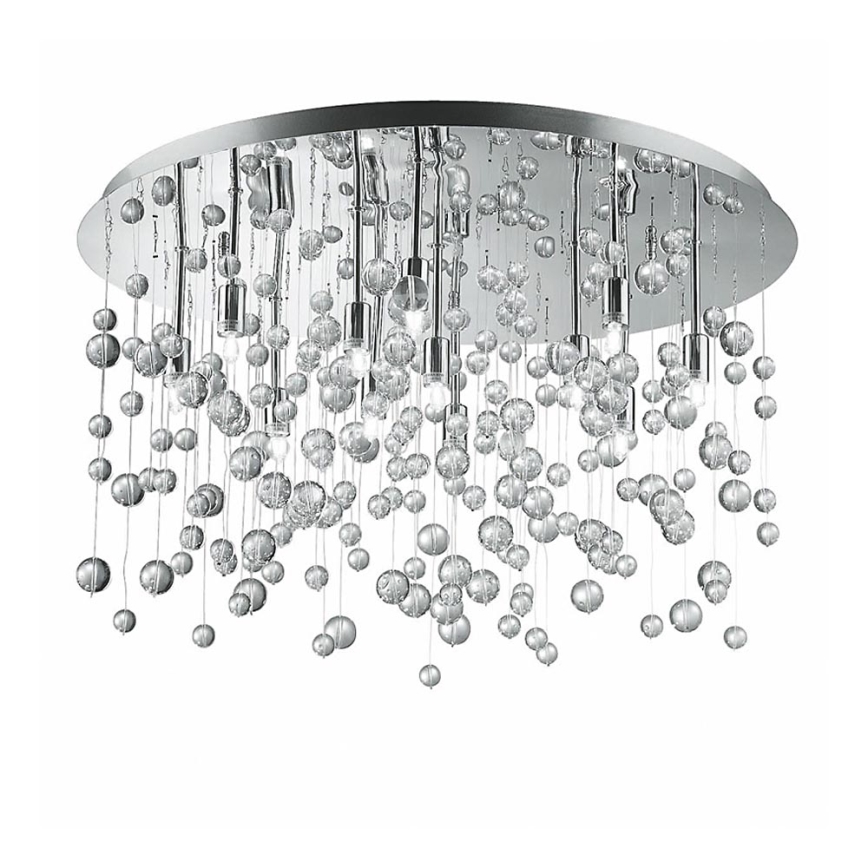 Ideal Lux - Стельовий LED світильник 12xG9/3W/230V діаметр 63 см глянцевий хром