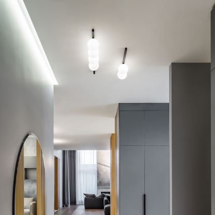 Ideal Lux - Стельовий LED світильник BINOMIO 2xG9/3W/230V чорний