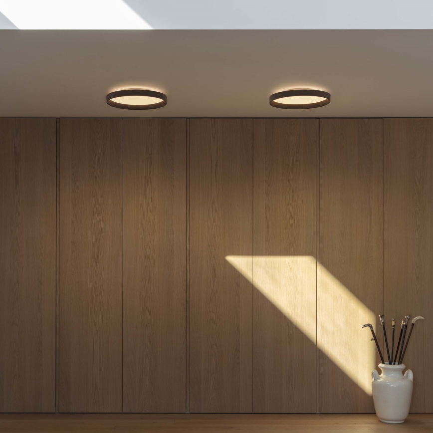 Ideal Lux - Стельовий LED світильник FLY LED/53W/230V 2700K діаметр 60 см CRI 90 IP40 чорний