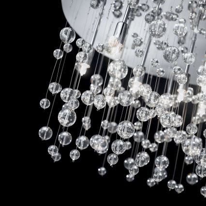 Ideal Lux - Стельовий LED світильник NEVE 8xG9/3W/230V діаметр 40,5 см глянцевий хром