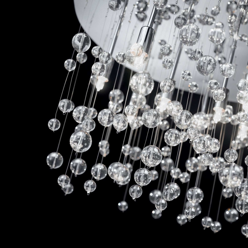 Ideal Lux - Стельовий LED світильник NEVE 8xG9/3W/230V діаметр 40,5 см глянцевий хром