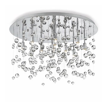 Ideal Lux - Стельовий LED світильник NEVE 8xG9/3W/230V діаметр 40,5 см глянцевий хром
