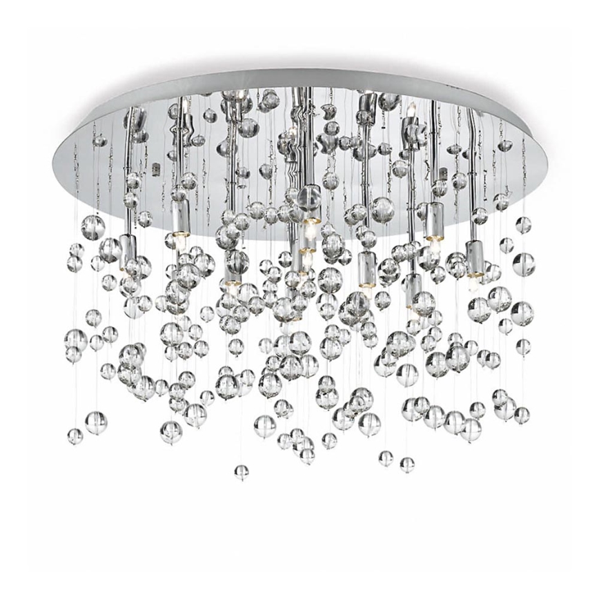 Ideal Lux - Стельовий LED світильник NEVE 8xG9/3W/230V діаметр 40,5 см глянцевий хром