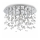 Ideal Lux - Стельовий LED світильник NEVE 8xG9/3W/230V діаметр 40,5 см глянцевий хром