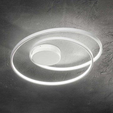 Ideal Lux - Стельовий LED світильник OZ LED/47W/230V діаметр 60 см CRI 90 білий