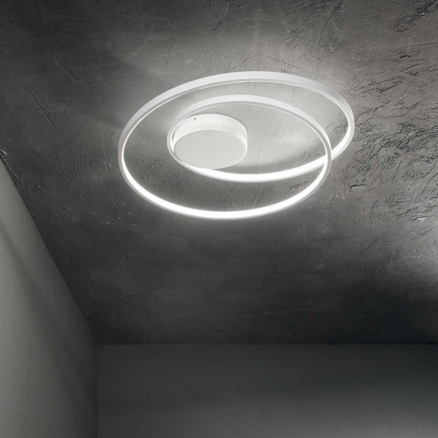 Ideal Lux - Стельовий LED світильник OZ LED/47W/230V діаметр 60 см CRI 90 білий