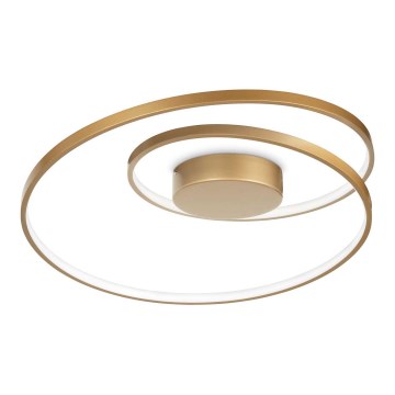 Ideal Lux - Стельовий LED світильник OZ LED/47W/230V діаметр 60 см CRI 90 золотий