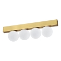 Ideal Lux - Стельовий LED світильник PING PONG 4xLED/3W/230V CRI 90 латунь
