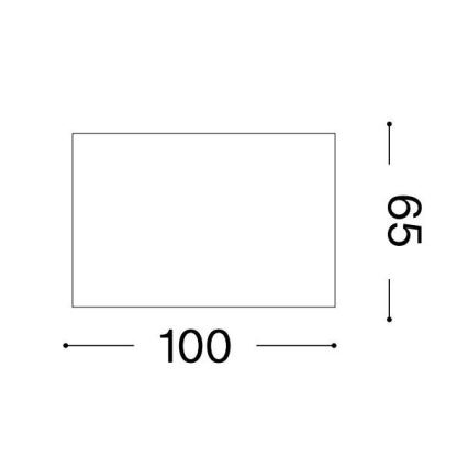 Ideal Lux - Стельовий LED світильник SPIKE 1xGX53/9W/230V мідь
