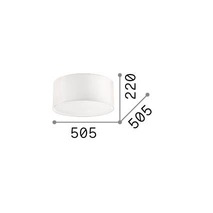 Ideal Lux - Стельовий світильник 3xE27/60W/230V