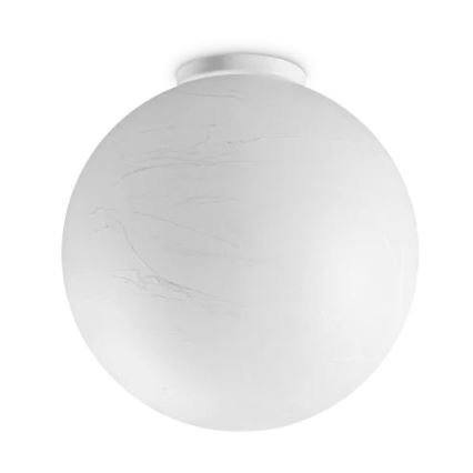 Ideal Lux - Стельовий світильник CARTA 1xE27/25W/230V діаметр 40 см білий