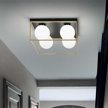 Ideal Lux - Стельовий світильник LINGOTTO 4xE14/40W/230V