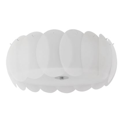 Ideal Lux - Стельовий світильник OVALINO, 8xE27/60W/230V, діаметр 53,5 см, білий