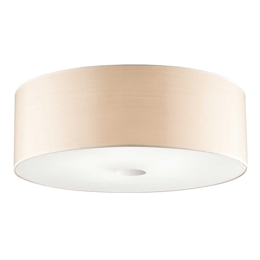 Ideal Lux - Стельовий світильник WOODY 5xE27/60W/230V діаметр 60 см бежевий
