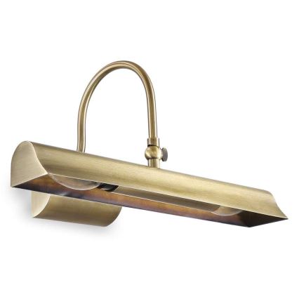 Ideal Lux - Светильник для подсветки картин RETRO 2xE14/28W/230V латунь