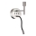 Ideal Lux - Светодиодная гибкая лампа с креплением SET UP 1xE27/42W + LED/3W/230V CRI 90 USB блестящий хром