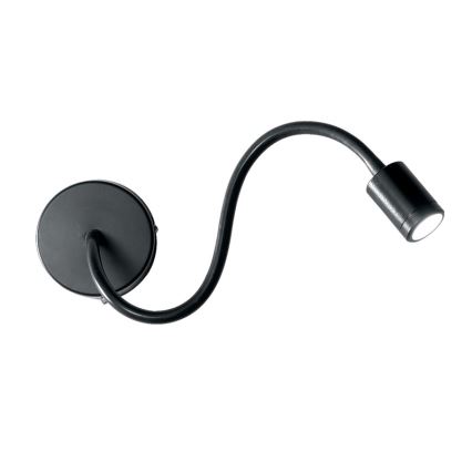 Ideal Lux - Светодиодная гибкая маленькая лампа FOCUS LED/4W/230V CRI 90 черный
